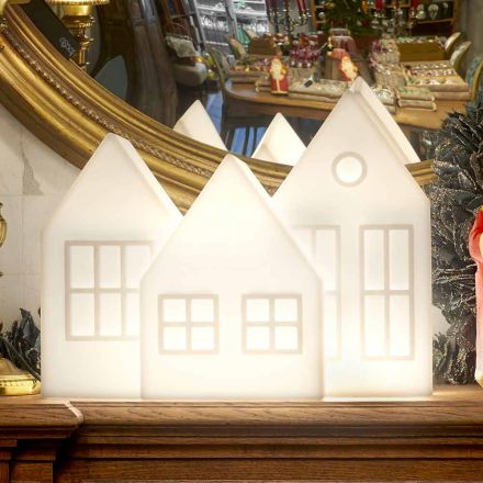 Bordlampe Casette Led Hvid eller Rød Design Slide Made in Italy - Kolme Viadurini