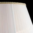 Traditionel bordlampe i krystal og glas Fin, fremstillet i Italien Viadurini