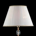 Traditionel bordlampe i krystal og glas Fin, fremstillet i Italien Viadurini
