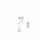 Bordlampe med samling i messing og jern Vintage Design - Loft af Il Fanale Viadurini