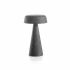 Bordlampe med struktur i polyethylen Fremstillet i Italien - Desmond Viadurini