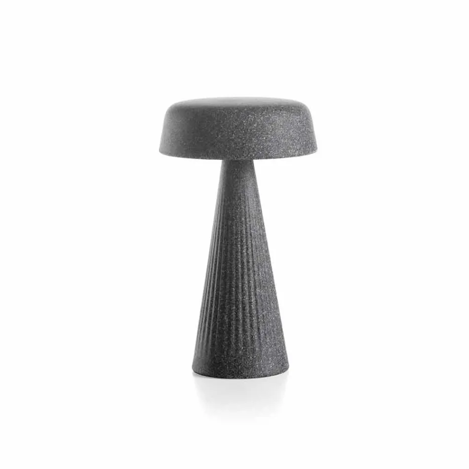 Bordlampe med struktur i polyethylen Fremstillet i Italien - Desmond Viadurini