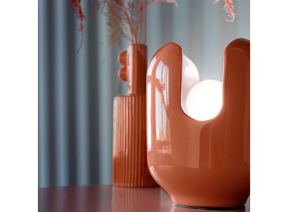 Bordlampe med moderne stil i keramik Made in Italy - Batucada Viadurini