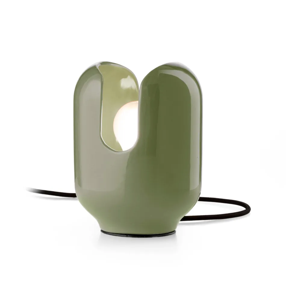 Bordlampe med moderne stil i keramik Made in Italy - Batucada Viadurini