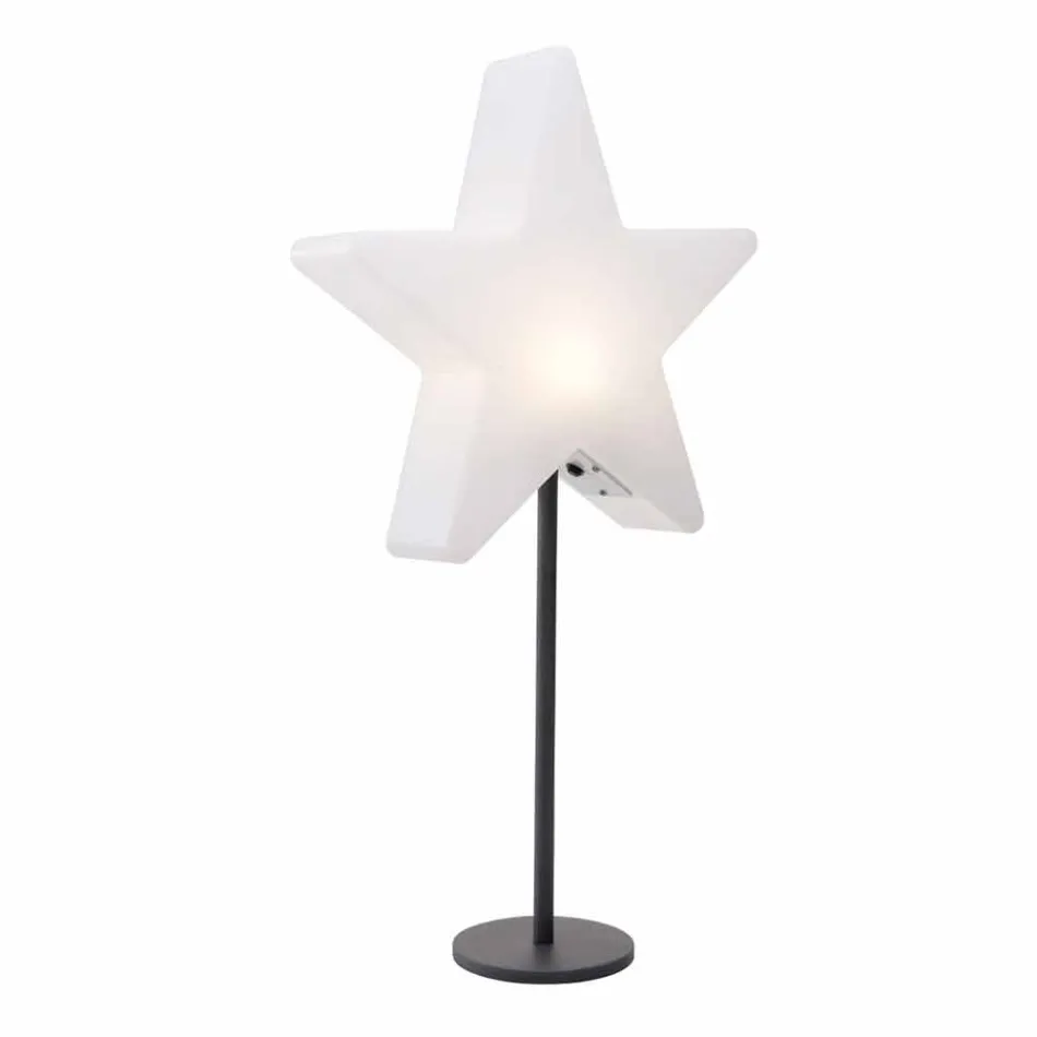 Moderne design stjerne bordlampe med eller uden piedestal - Littlestar Viadurini