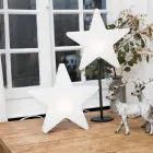 Moderne design stjerne bordlampe med eller uden piedestal - Littlestar Viadurini
