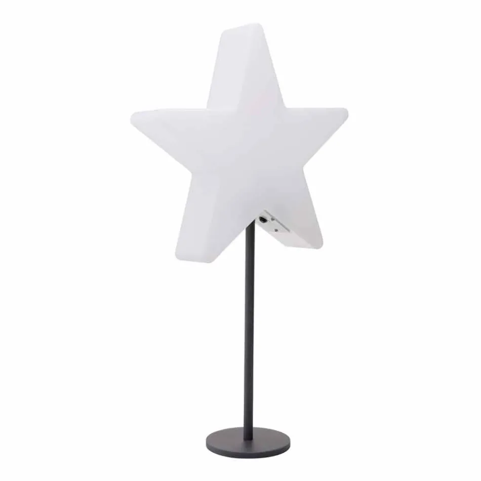 Moderne design stjerne bordlampe med eller uden piedestal - Littlestar Viadurini