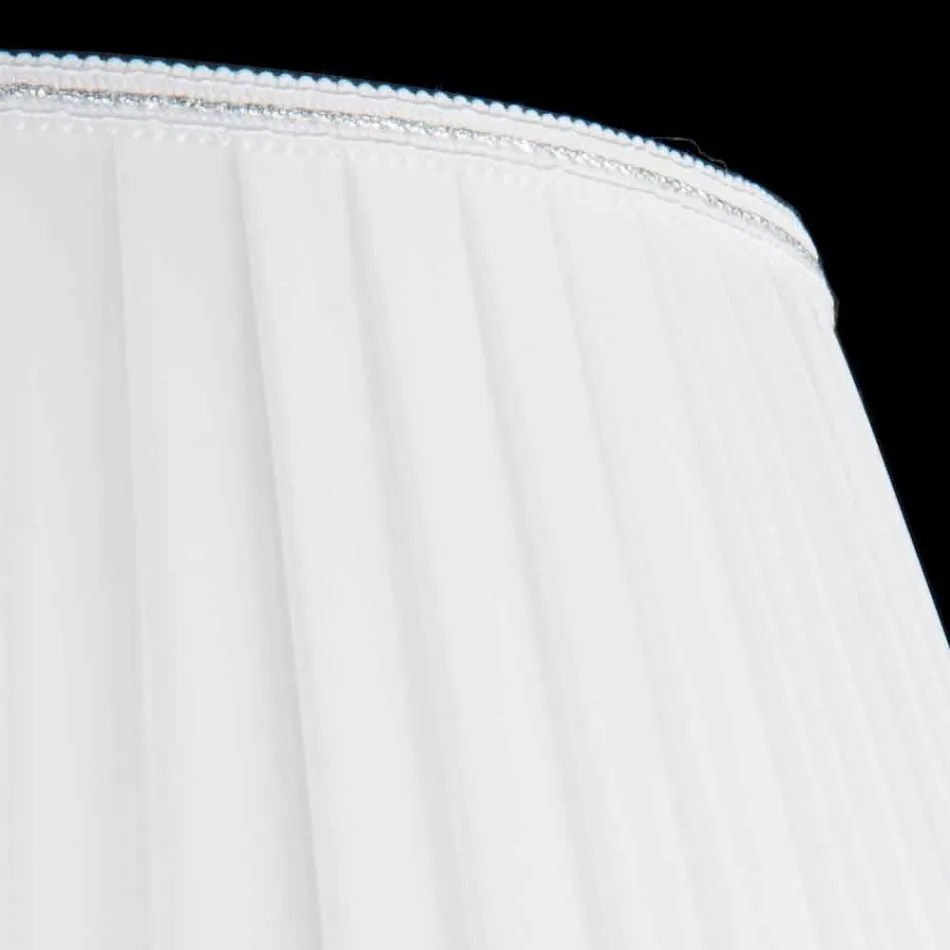 Lampe glasdesign og krystal bord Ivy, lavet i Italien Viadurini