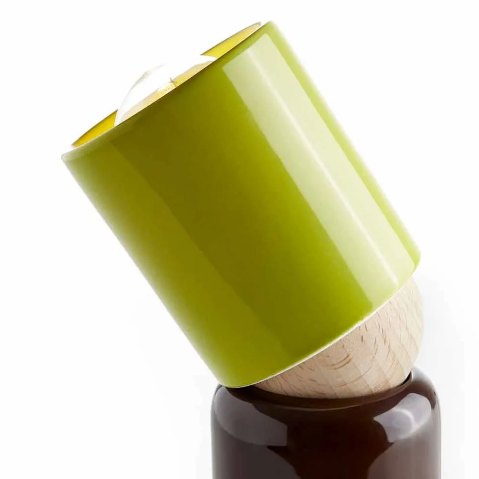 Moderne design keramisk bordlampe lavet i Italien Asien Viadurini