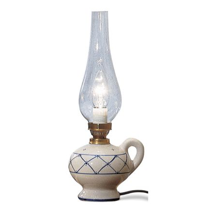 Vintage Design bordlampe i håndmalet keramik - Pompeii Viadurini
