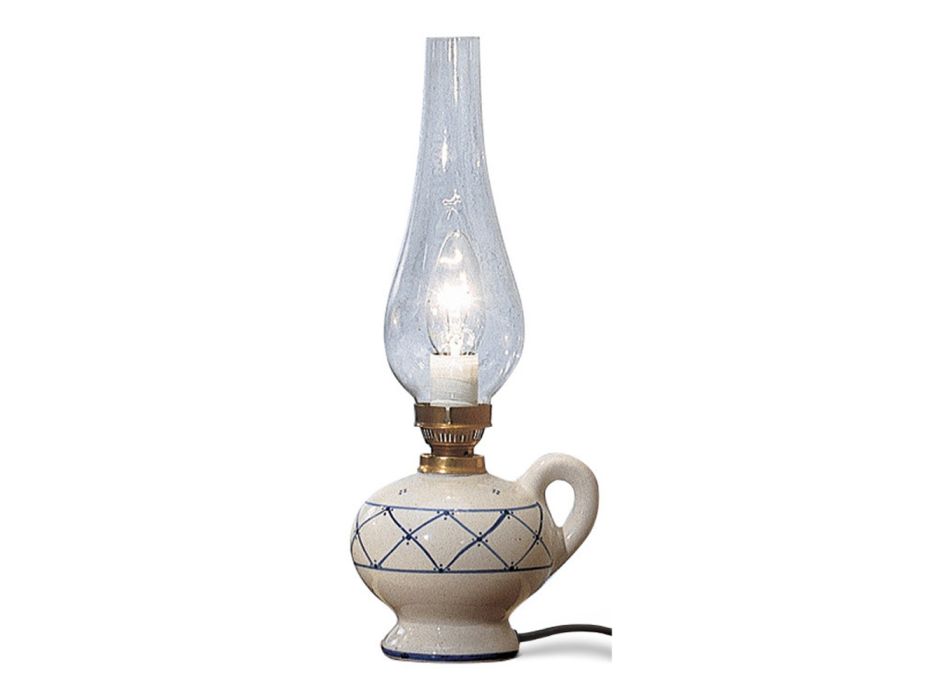 Vintage Design bordlampe i håndmalet keramik - Pompeii Viadurini