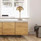 Bordlampe i malet stål i forskellige finish - Giulia Viadurini