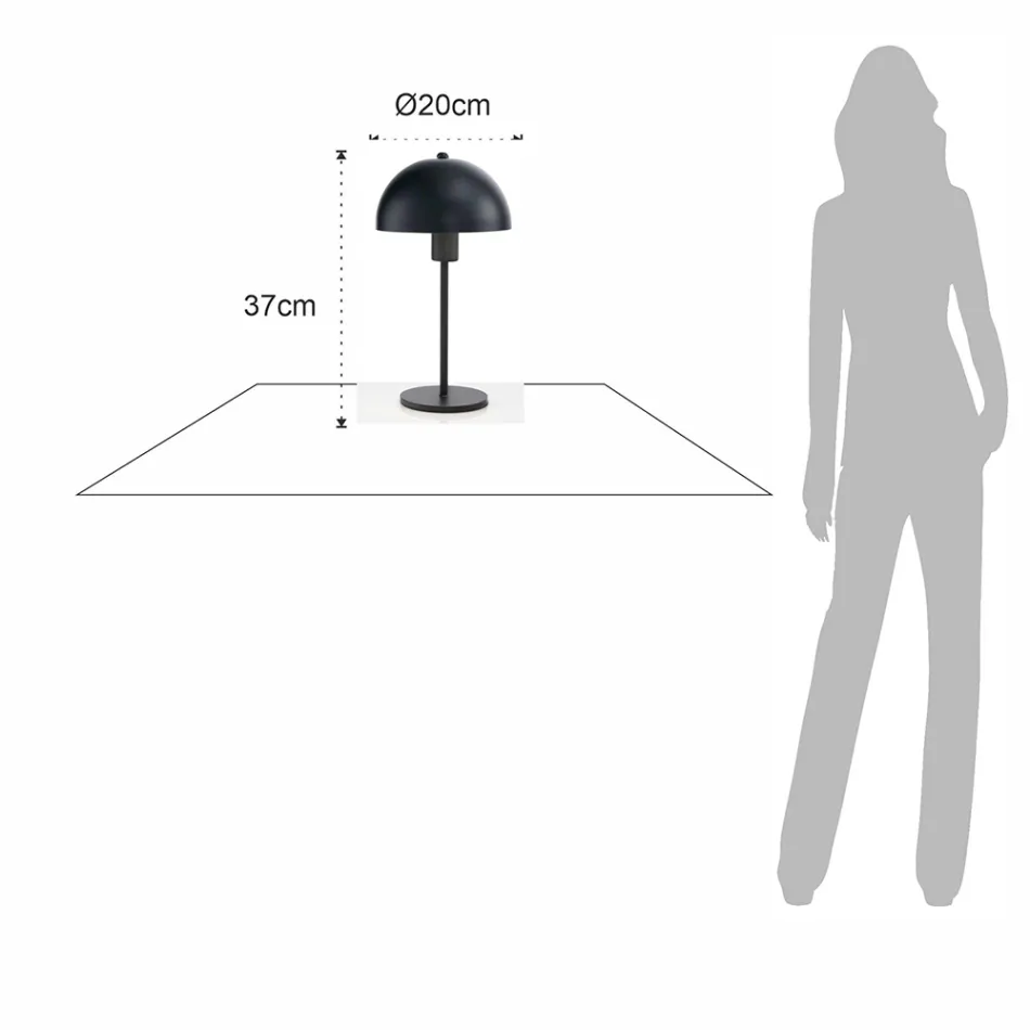 Bordlampe i malet stål i forskellige finish - Giulia Viadurini