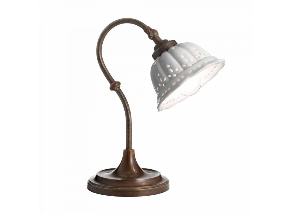 Lampe art nouveau keramiske tabel Anita Il Fanale Viadurini