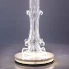 Aurel plexiglas bordlampe i to størrelser, fremstillet i Italien Viadurini