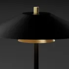 Mira metalbordlampe med forskellige finish, fremstillet i Italien Viadurini