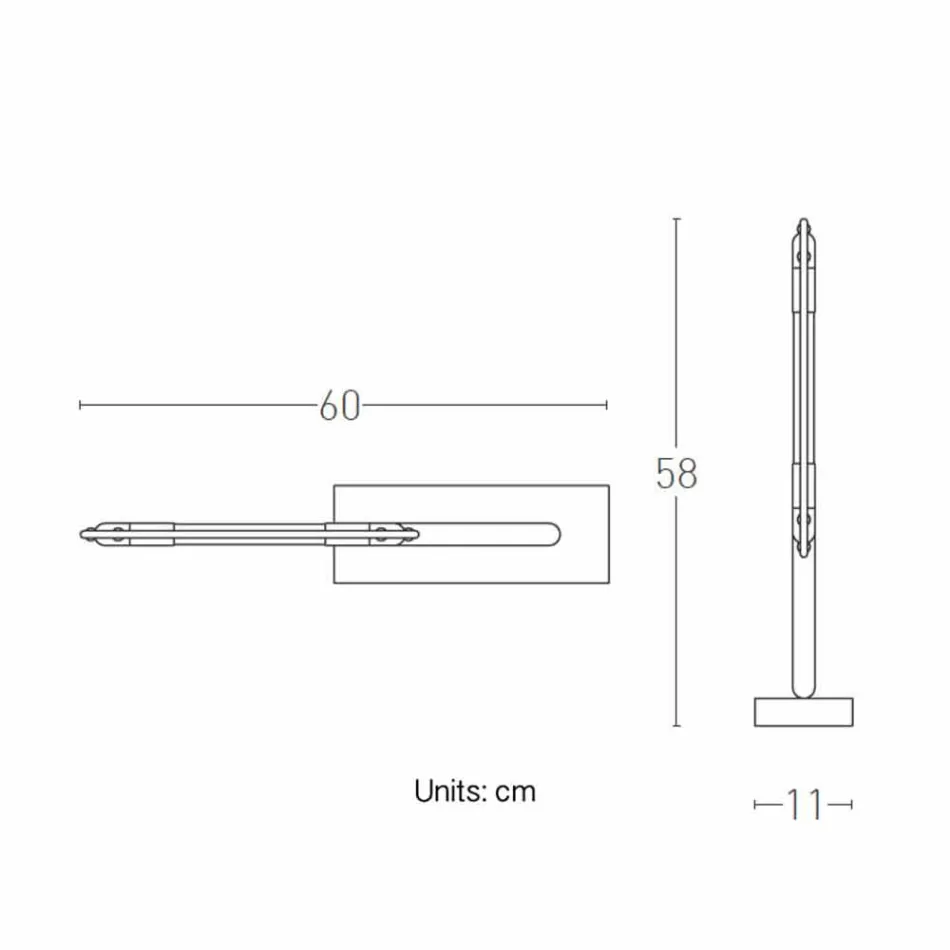 Bordlampe i messing og harpiks med marmor base lavet i Italien - Quizza Viadurini