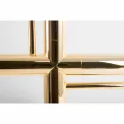 Bordlampe i messing og harpiks med marmor base lavet i Italien - Quizza Viadurini