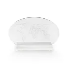 LED-drevet plexiglas bordlampe lavet i Italien - Rapunzel Viadurini