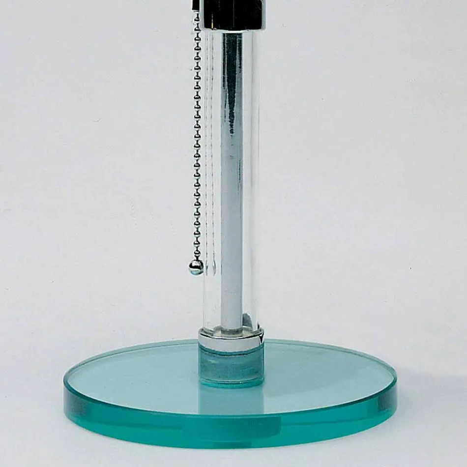 Glasbordslampe med opalskærm fremstillet i Italien - Dacca Viadurini