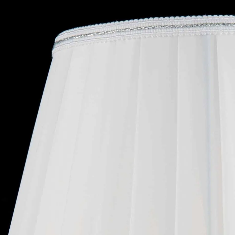 Lampe i gennemsigtigt glas bord og cristallo Ivy, lavet i Italien Viadurini