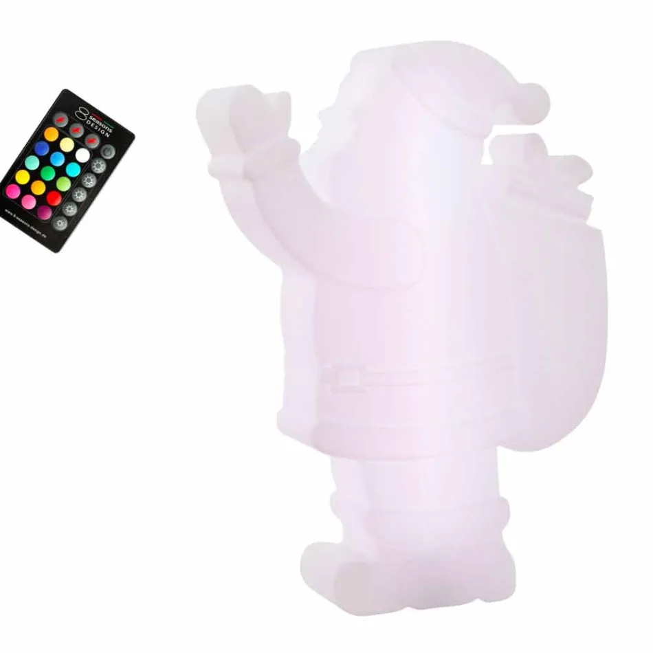 Moderne design ledet bordlampe i form af julemanden - Babbostar Viadurini