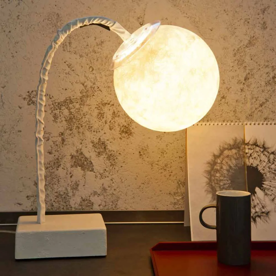 Bordlampe moderne fleksibel stang In-es.artdesign MicroT Luna Viadurini