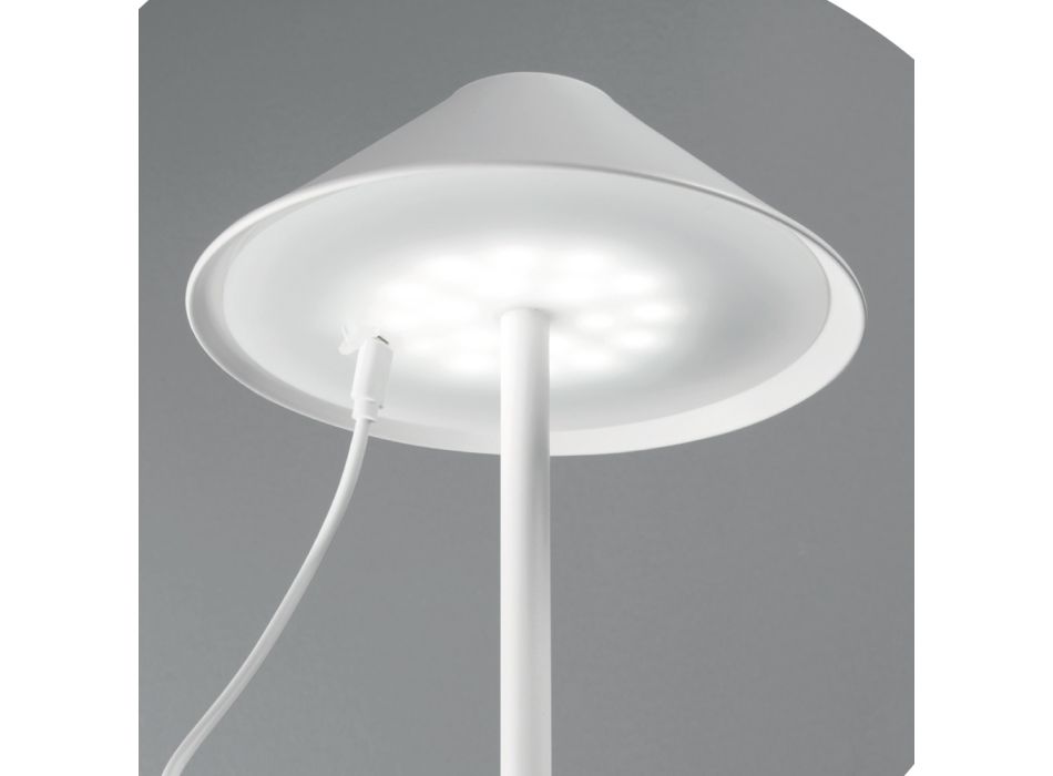 Udendørs bordlampe med USB-opladning og berøringssystem - Virghi Viadurini