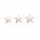 Polyethylen Solar eller LED Star Design bordlampe - Ringostar Viadurini