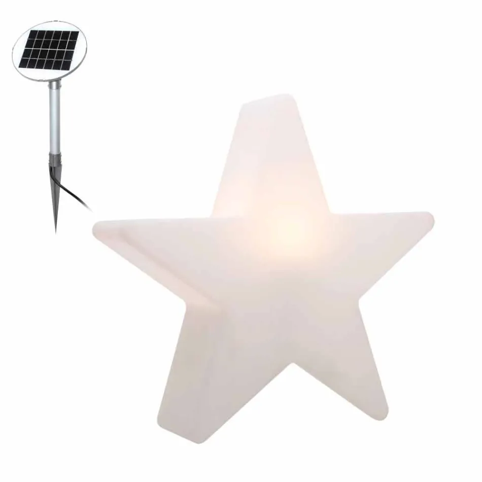 Polyethylen Solar eller LED Star Design bordlampe - Ringostar Viadurini