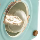 Industriel stil bordlampe i keramik og jern Valerie Viadurini