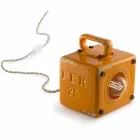 Industriel stil bordlampe i keramik og jern Valerie Viadurini