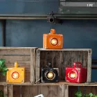 Industriel stil bordlampe i keramik og jern Valerie Viadurini