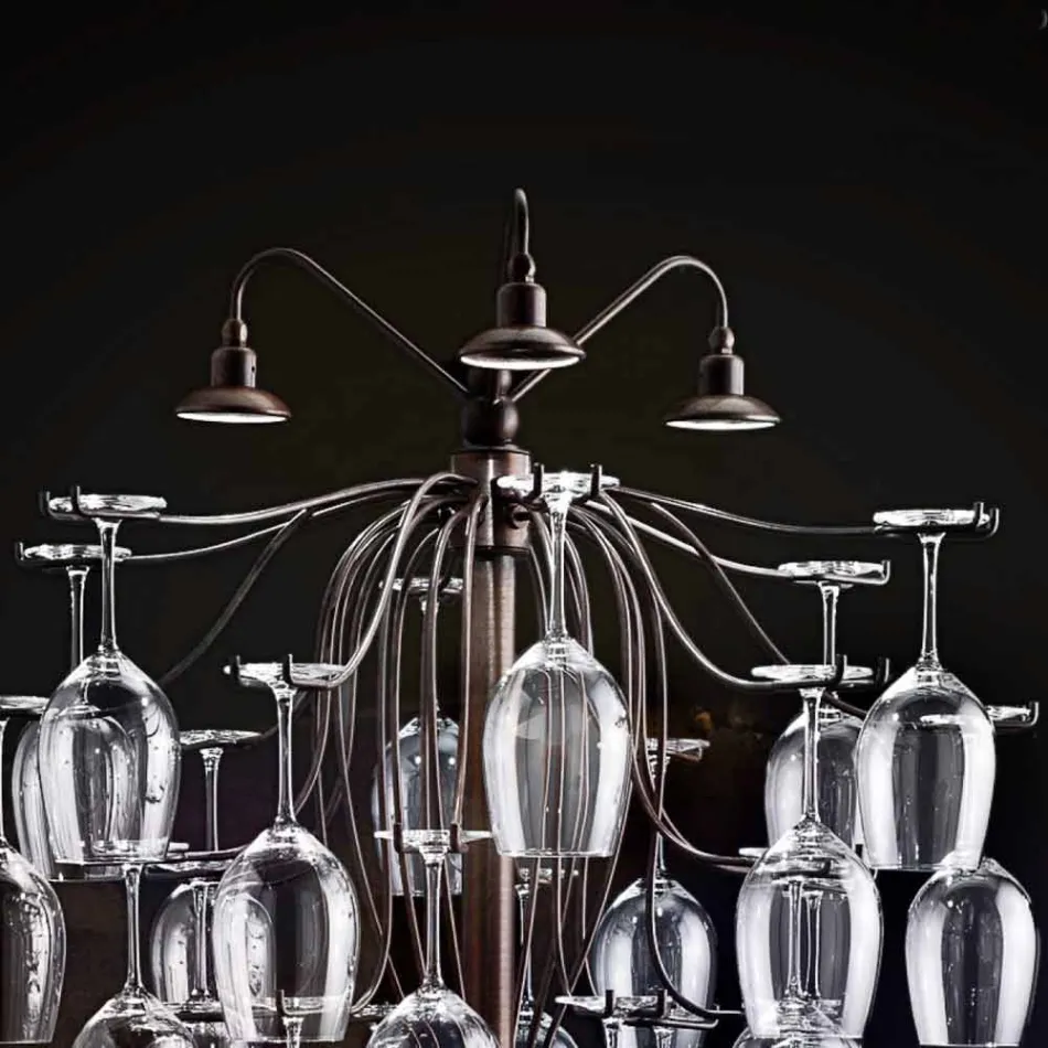 gulv lampe 30 briller upside Sauvignon Viadurini