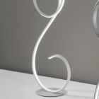 LED-gulvlampe med Design-Clack-malet metalstruktur Viadurini