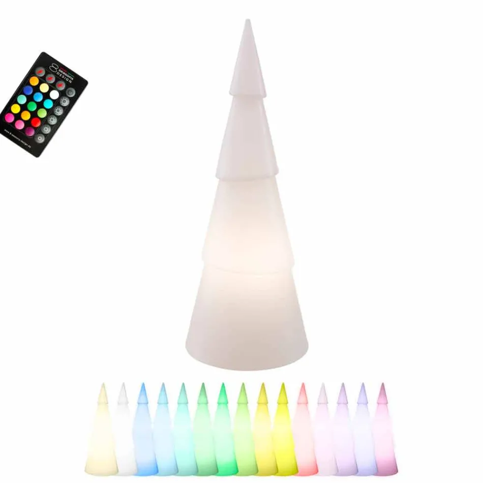 Led eller soldesign gulvlampe til indendørs eller udendørs - Alberostar Viadurini