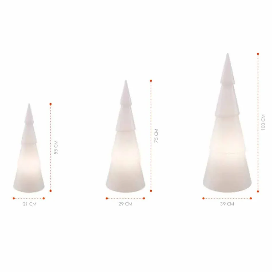 Led eller soldesign gulvlampe til indendørs eller udendørs - Alberostar Viadurini