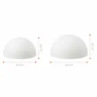 Semisphere Floor Lamp Attack to Choice 2 Størrelser Modern Design - Semistar Viadurini