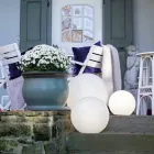 Farverigt moderne design sfære gulvlampe, forskellige størrelser - Globostar Viadurini