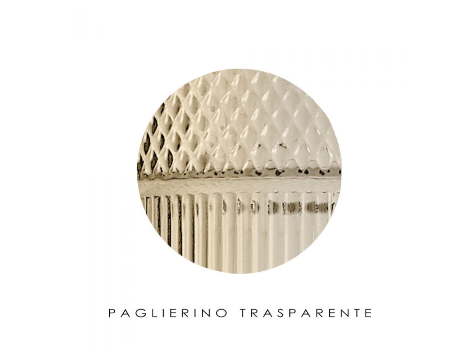 Artisan gulvlampe i venetiansk blæst glas 30 cm - Satomi Viadurini