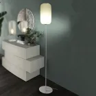 Håndblæst gulvlampe i venetiansk glas - bambus Viadurini