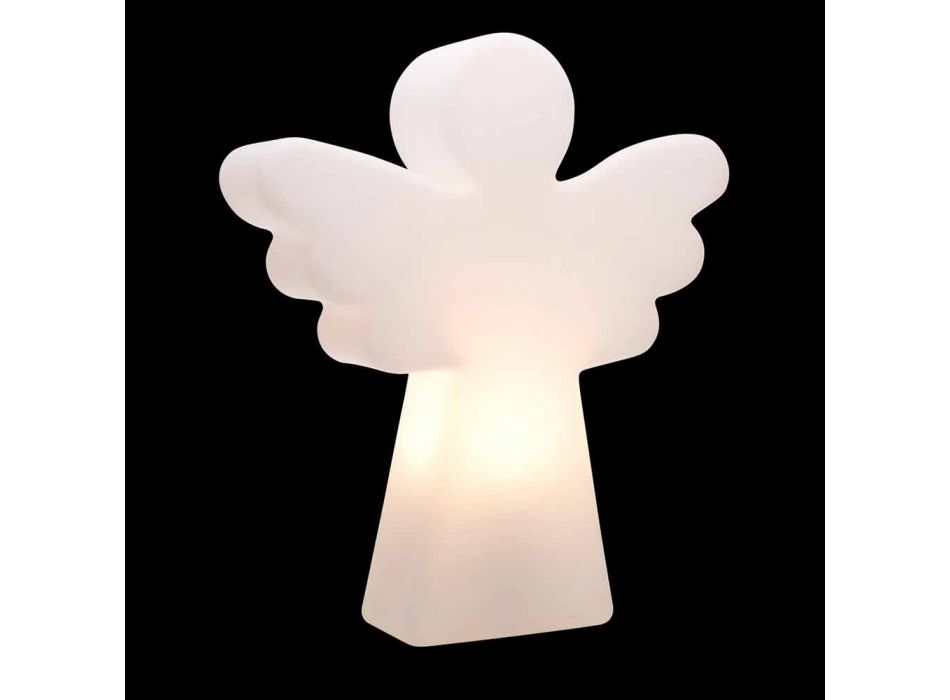Hvid gulvlampe E27, LED eller Solar Angel Modern Design - Angelostar Viadurini