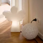 Hvid gulvlampe E27, LED eller Solar Angel Modern Design - Angelostar Viadurini