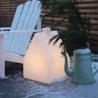 Hus gulvlampe til indendørs eller udendørs led, sol eller E27 - Casastar Viadurini