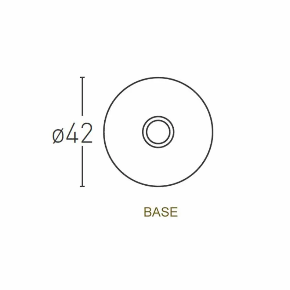 Gulvlampe med lampeskærm i hvid polyethylen Fremstillet i Italien - Asturien Viadurini
