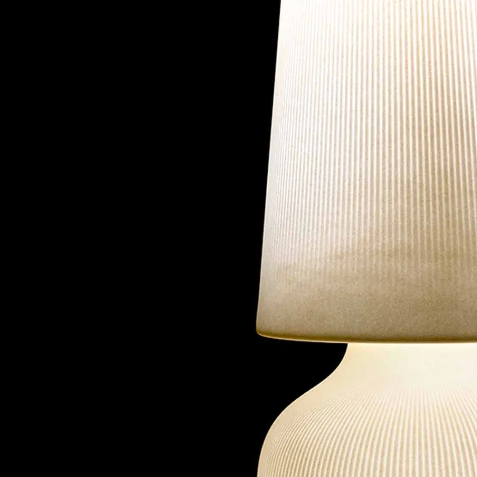 Udendørs gulvlampe med polyethylenstruktur fremstillet i Italien - Desmond Viadurini