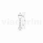 Udendørs gulvlampe lavet af aluminium produceret i Italien, Aquilina Viadurini