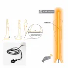 Havegulvlampe med RGBW LED-lysstatue Design - Penelope af Myyour Viadurini