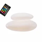 Gulvlampe til indendørs eller udendørs moderne naturligt design - Sassostar Viadurini