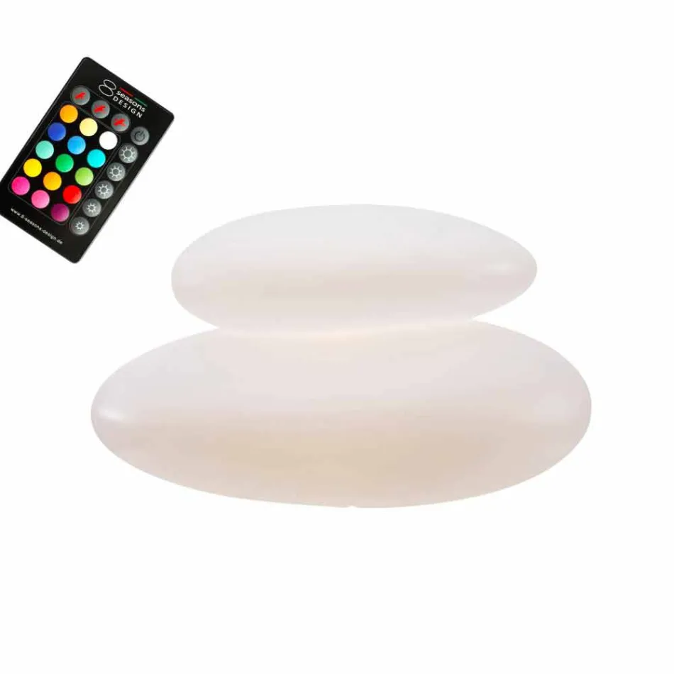 Gulvlampe til indendørs eller udendørs moderne naturligt design - Sassostar Viadurini